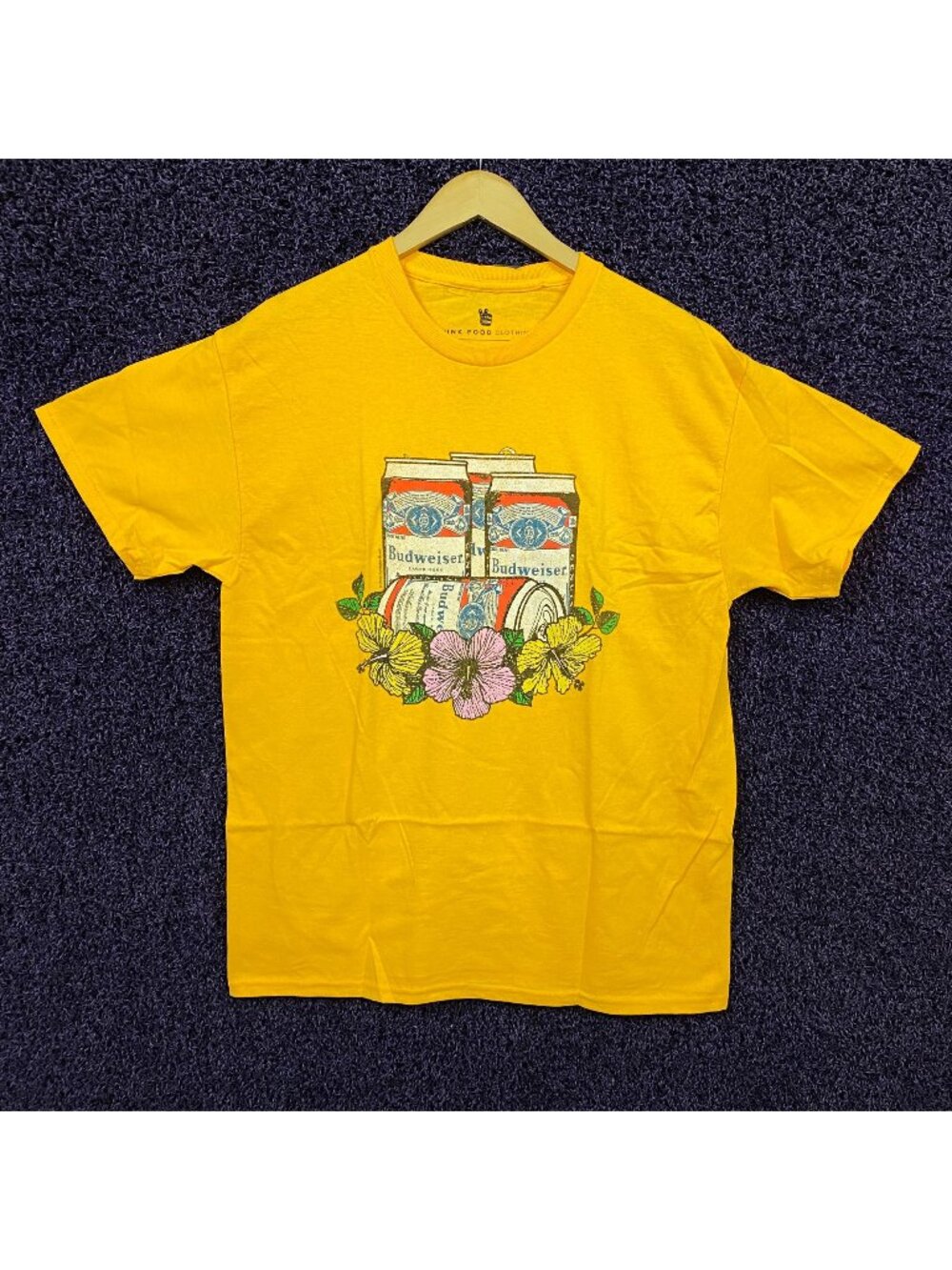 Budweiser King Of Beers Spring Bloom Flowers Tshirt size Medium